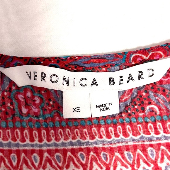 Veronica Beard Lorraine Paisley Flutter Sleeve Dress - Picture 5 of 11